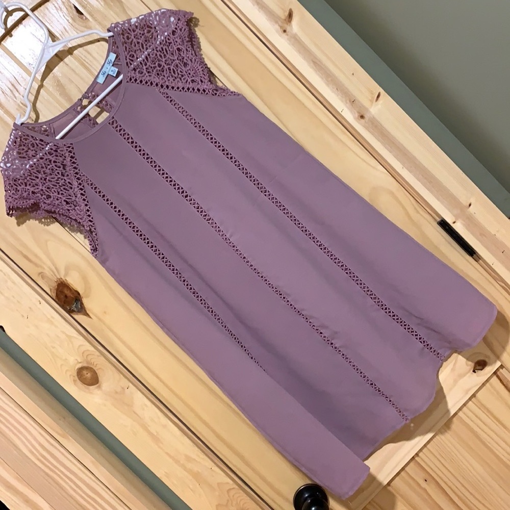 She + Sky Mauve Dress